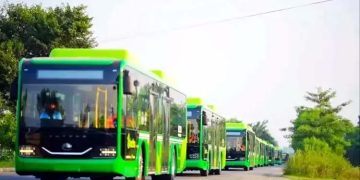 Launch of green electric buses in 5 more cities of Punjab.