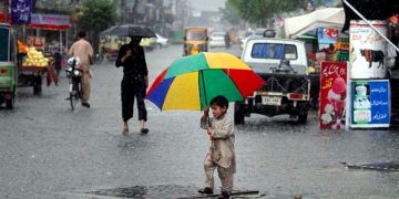 Meteorological Department forecasts rain in Karachi.