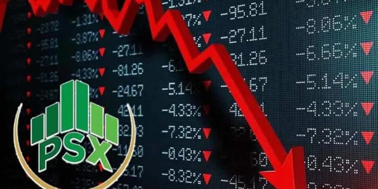 پاکستان اسٹاک ایکسچینج میں 1199پوائنٹس کی کمی