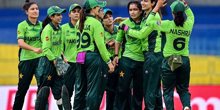 Pakistan women's cricket squad departs for Sri Lanka.