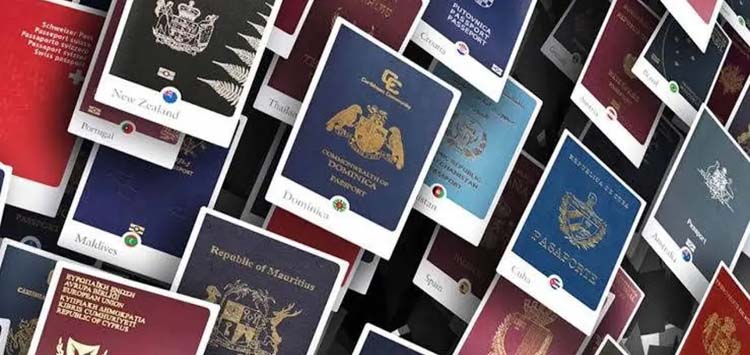 Pakistani passport improves by two spots, reaching the 101st position.