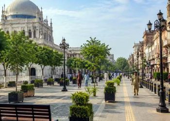 Plan to open Lahore's first walk-friendly area to the public in October.