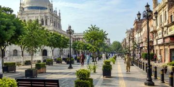 Plan to open Lahore's first walk-friendly area to the public in October.