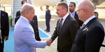 Prime Minister Shehbaz Sharif has arrived in Türkiye.