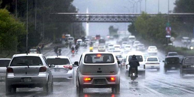 Rain forecast for the country's upper regions.