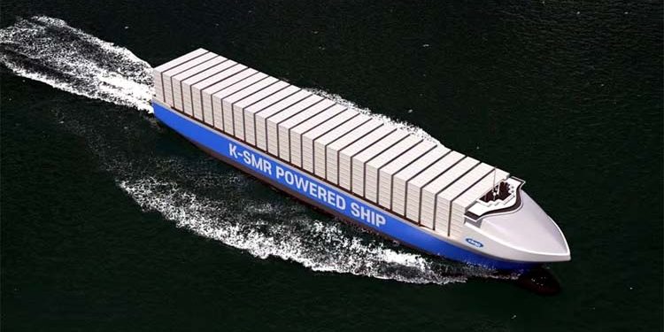 South Korea's plan for a nuclear-powered cargo ship.