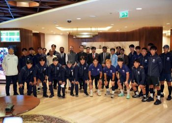 The South Korean hockey team has arrived in Pakistan.