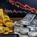 The prices of gold and silver have fallen further.