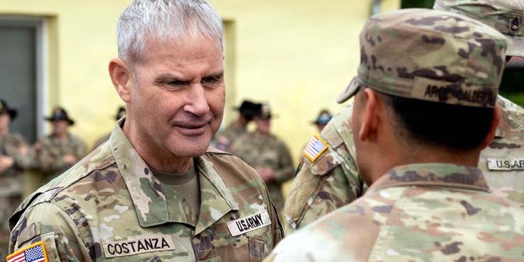 A top US Army general stationed in Europe has been abruptly removed from command.
