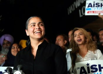 Aisha Wahab, a candidate of Afghan-Muslim descent, wins a seat in Congress in California.