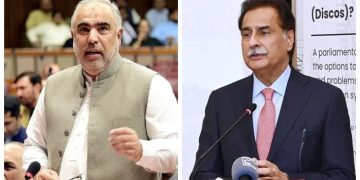 اسپیکر قومی اسمبلی ایاز صادق سے اسد قیصر اور جنید اکبر کی ملاقات
