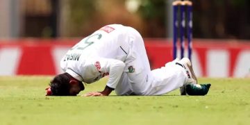Bangladesh's historic first Test match victory against Australia.