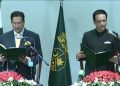 بیرسٹر افتخار گیلانی آزاد کشمیر کے 17ویں وزیراعظم منتخب، حلف اٹھا لیا