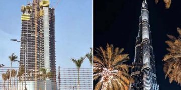Burj Khalifa's record at risk; construction of a one-kilometer-tall tower underway in Saudi Arabia.