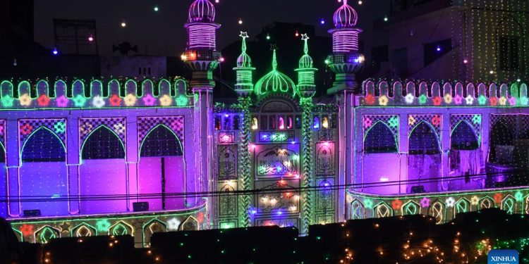 Celebration of Eid Milad-un-Nabi (PBUH) Pakistan illuminated by the light of Mustafa (PBUH)