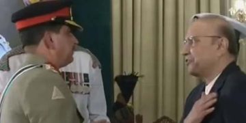 کمانڈر نیشنل اسٹریٹیجک کمانڈ جنرل عامر رضا کو نشان امتیاز ملٹری اعزاز سے نوازا گیا