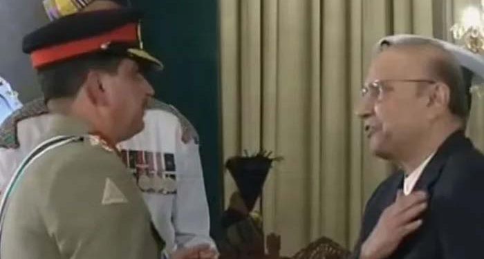 کمانڈر نیشنل اسٹریٹیجک کمانڈ جنرل عامر رضا کو نشان امتیاز ملٹری اعزاز سے نوازا گیا