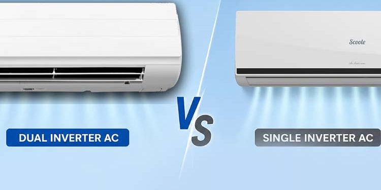Dual-inverter or single-inverter AC Which one saves more electricity
