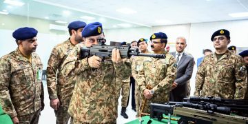 Field Marshal Syed Asim Munir's visit to Pakistan Ordnance Factories, Wah.