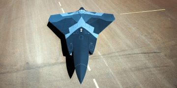 Full model of supersonic stealth combat drone unveiled in Sweden