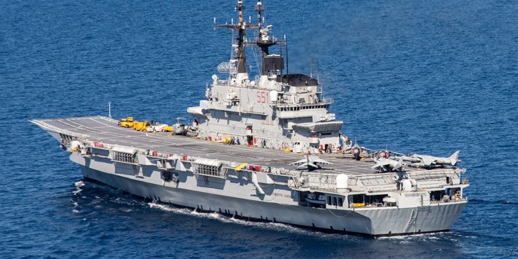 Indonesia's first aircraft carrier departs from Italy; to join the naval fleet in September.