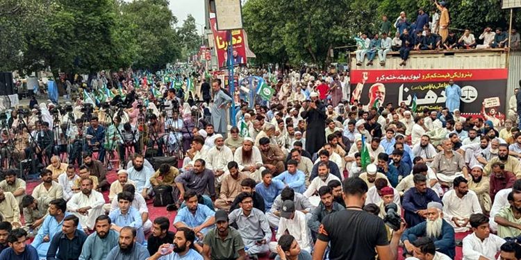 Jamaat-e-Islami's sit-in against the petroleum levy enters its sixth day.