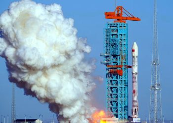 Major breakthrough in China's space technology rocket booster successfully landed back on Earth.