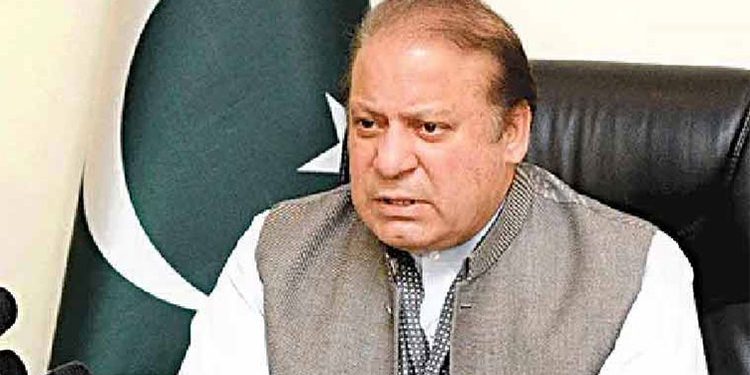 Nawaz Sharif visits various areas of Lahore, inspects development works.
