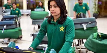 Pakistan women's team departs for home from Sri Lanka.
