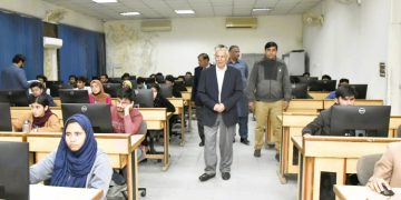 Postgraduate admission tests at UET Lahore begin today.