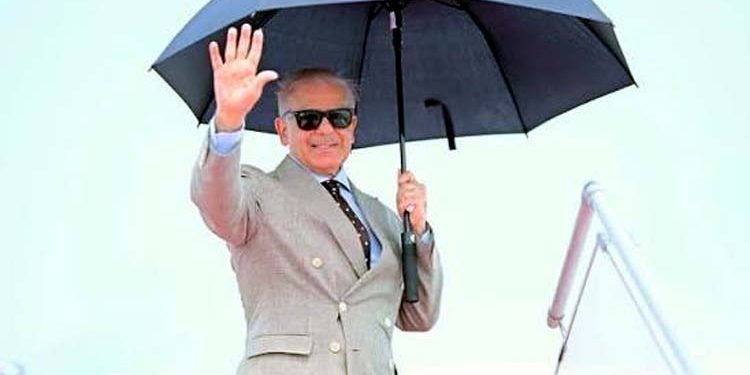 Prime Minister Muhammad Shehbaz Sharif departs for Riyadh on a two-day visit to Saudi Arabia.