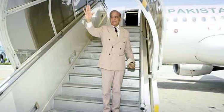 Prime Minister Shehbaz Sharif leaves for Kyrgyzstan on a three-day visit.
