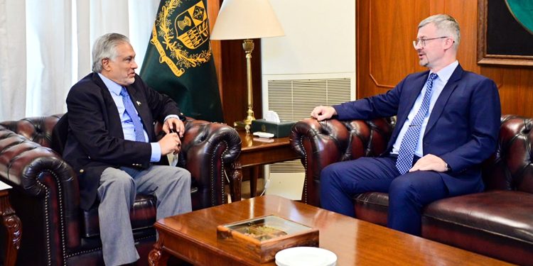 Russian Ambassador meets Deputy Prime Minister Ishaq Dar.