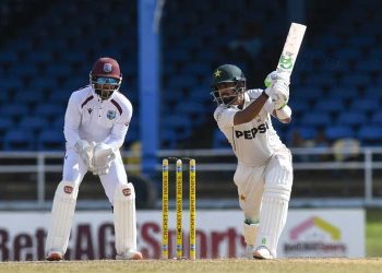 Second Test Pakistan trails by 78 runs at the start of the third day.