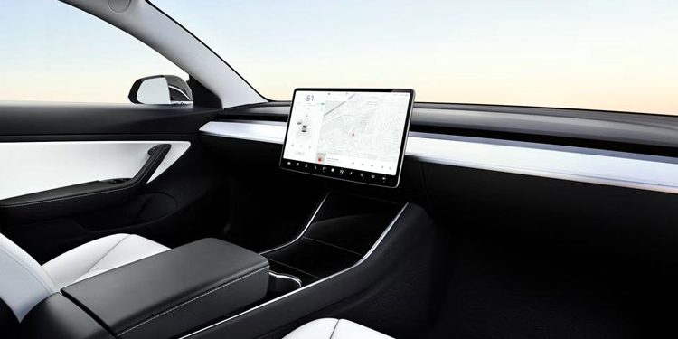 Steering-wheel-free vehicle Tesla's robotaxi ready.