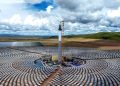 World's highest solar thermal power plant in China; 15,927 mirrors installed.