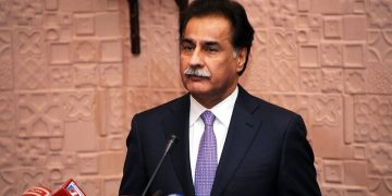 صدر کے قانونی مشیر عرفاق قادر کی ایاز صادق سے ملاقات