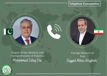 اسحاق ڈار اور ایرانی وزیر خارجہ میں ٹیلی فونک  رابطہ