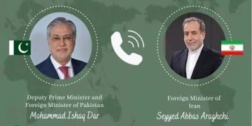 اسحاق ڈار اور ایرانی وزیر خارجہ میں ٹیلی فونک رابطہ