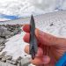 5,000-year-old arrow recovered from Norway's snowy mountains.
