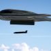 A US B-2 bomber made history by firing an anti-ship missile for the first time.