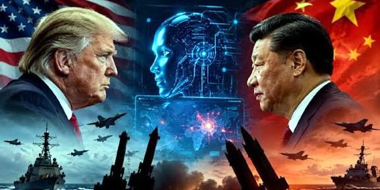 AI error US and China face off.