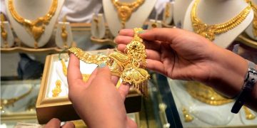 Big drop in gold price