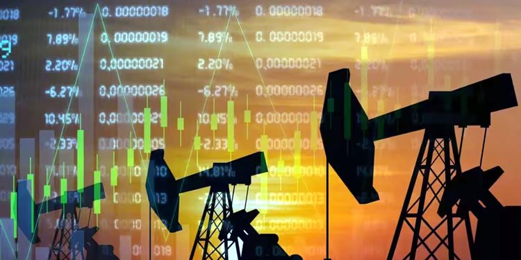 Crude oil prices rise by one percent in the global market.