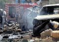 Explosives-laden vehicle destroyed in blast in Syria's Idlib; 5 killed.
