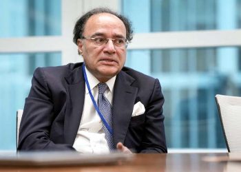 Finance Minister Muhammad Aurangzeb's initial meeting with the IMF mission.