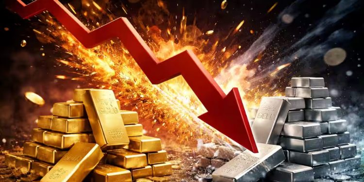 سونے اور چاندی کی قیمتوں میں کمی