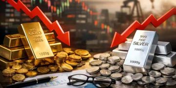 Gold and silver prices fall