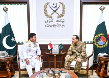 آرمی چیف فیلڈ مارشل سید عاصم منیر سے انڈونیشین نیوی چیف کی ملاقات