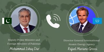 Ishaq Dar holds telephonic conversation with Rafael Grossi, discusses regional situation